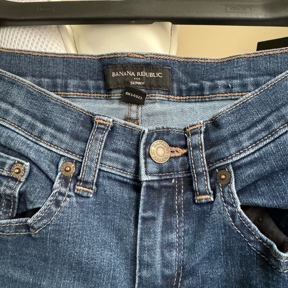 SIZE 0 LIKE NEW 👖 Banana Republic Size 25/0 (US SIZE 0) Skinny Jean - Picture 2 of 4